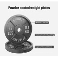 Großhandelspezifische Gusseisen 2,5 lb 5lb 10 lbs 25lb 35lb 45 lb Training Heben des Gewichts Gewicht Stoßfänger Platten